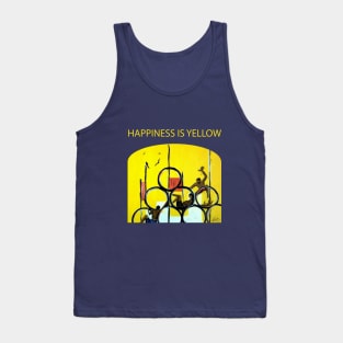 Happiness is Yellow Tank Top